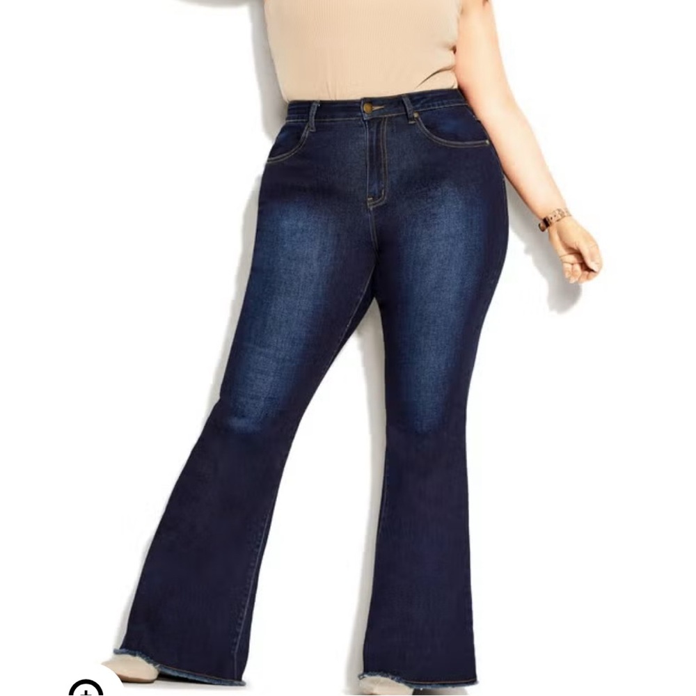Harley Classic Flare Jean - Dark Denim | Size 24